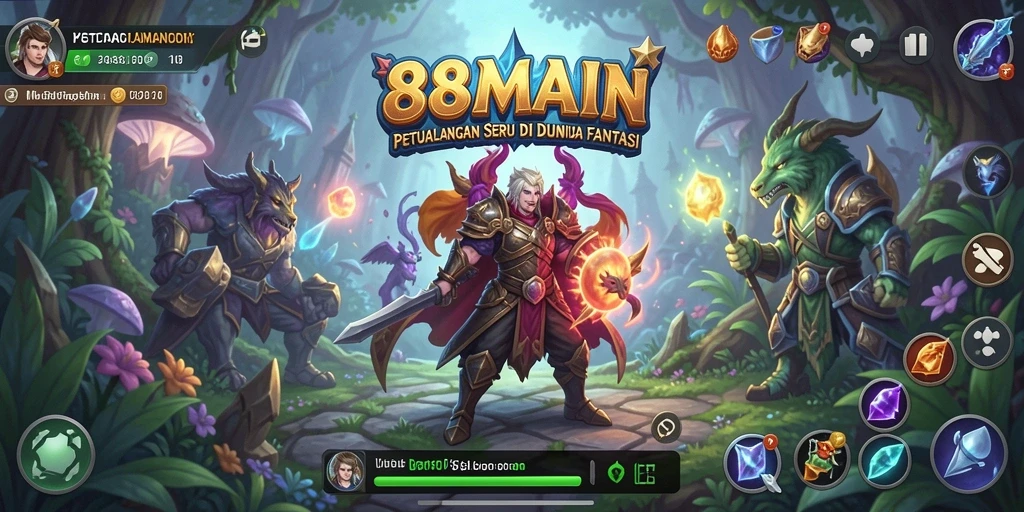 Tampilan gameplay Adventure yang menegangkan di 88MAIN.