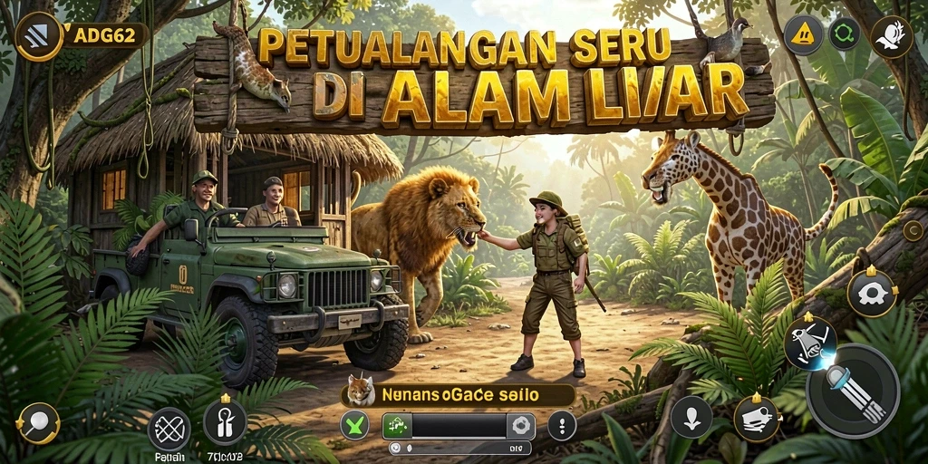 Tampilan gameplay ADG62 yang menakjubkan dan menarik.