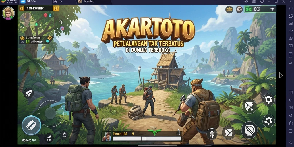 Tampilan luar biasa dari gameplay AKARTOTO yang menarik.