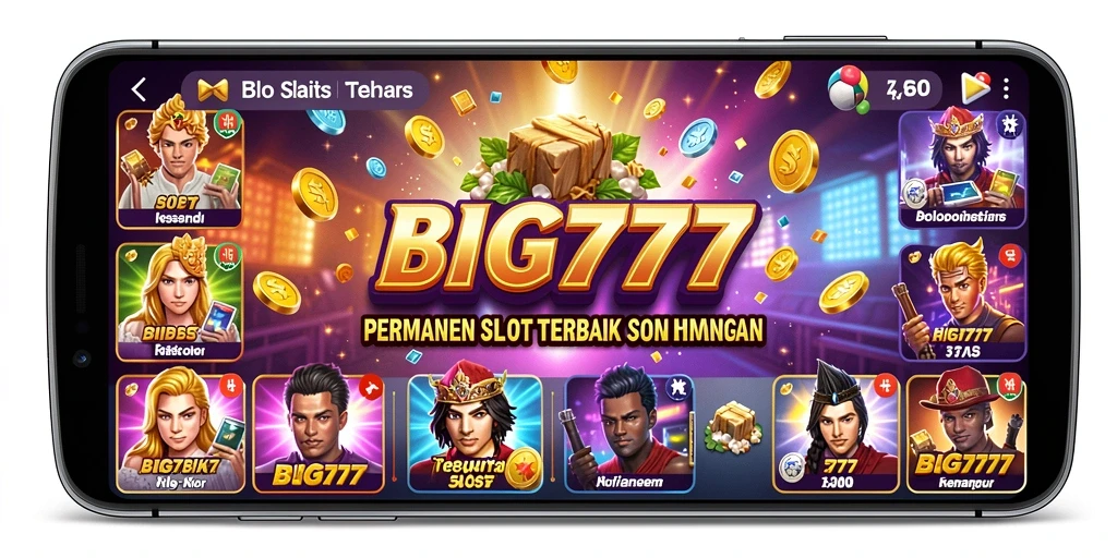 Tampilan menarik dari gameplay Slot BIG777 yang seru dan mengasyikkan.