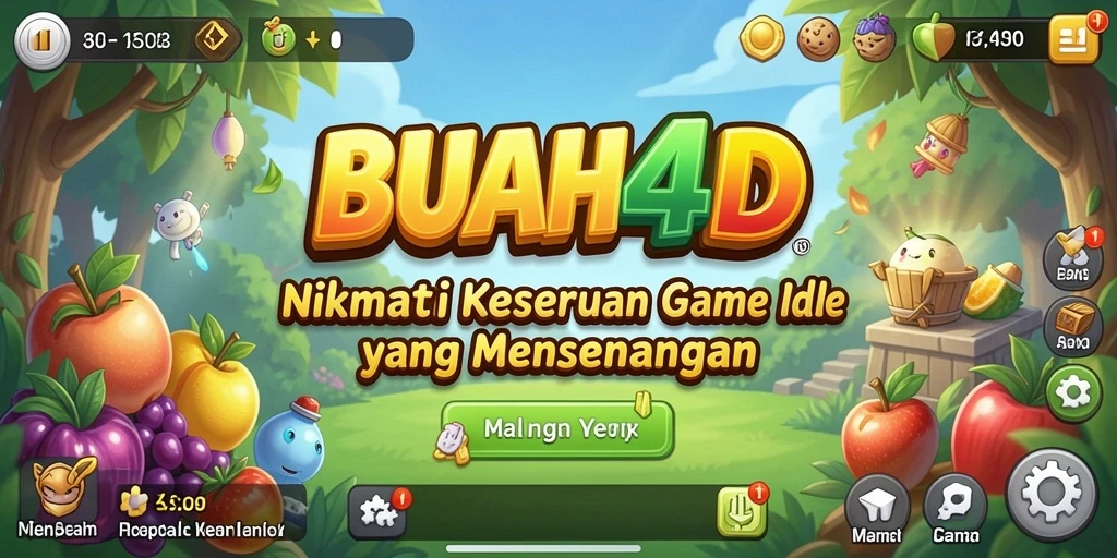 Tampilan gameplay BUAH4D yang cerah dan menarik.