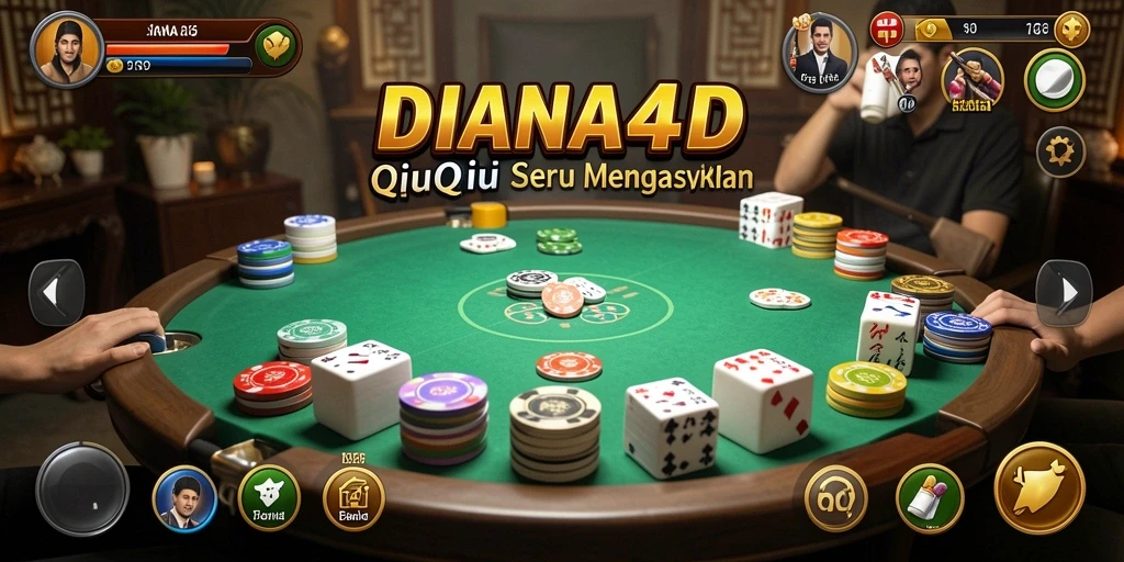 Tampilan gameplay seru DIANA4D dengan pemain aktif.