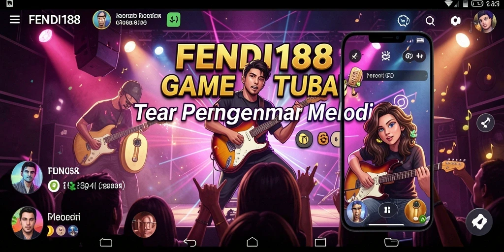 Gameplay FENDI188 menampilkan pengguna bermain sambil menikmati musik.
