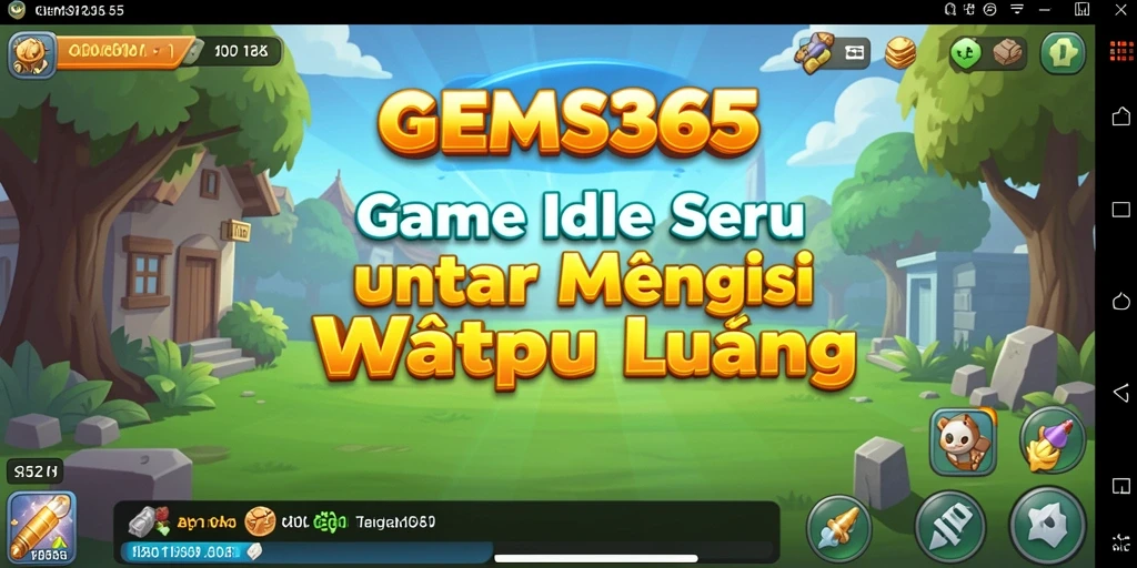 Tampilan gameplay GEMS365 yang mengasyikkan dan penuh warna.