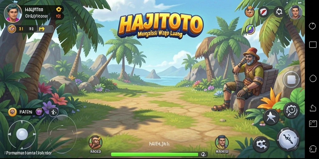 Tampilan gameplay <strong>HAJITOTO</strong> yang cerah dan menarik.