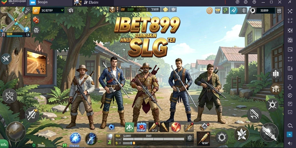Screenshot IBET899 menunjukkan momen strategis dalam gameplay SLG.