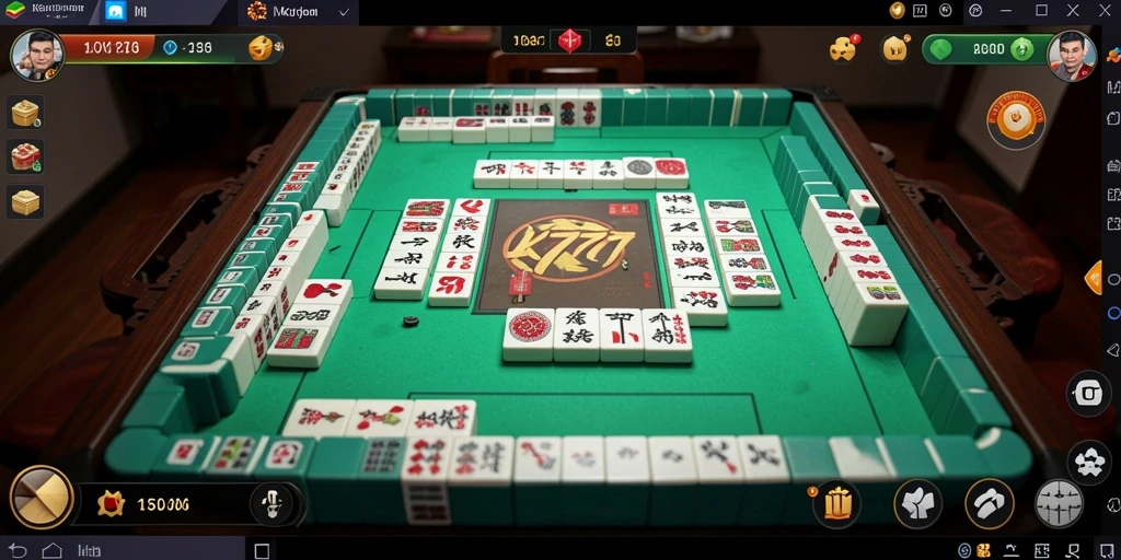 Tampilan menarik dari gameplay Mahjong LK777 yang seru.