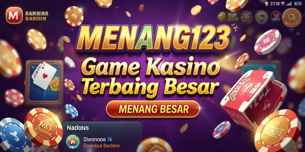 Tampilan menarik dari permainan Kasino di MENANG123.