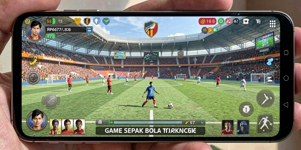 Tampilan gameplay seru di dalam RP6677 yang mendebarkan.