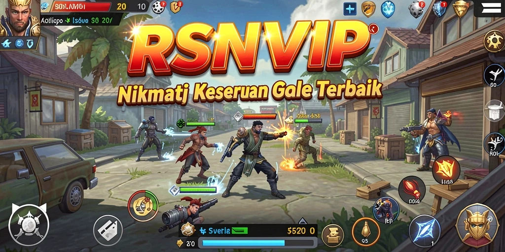 RSNVIP: Screenshot gameplay menunjukkan karakter dan sumber daya yang menarik.