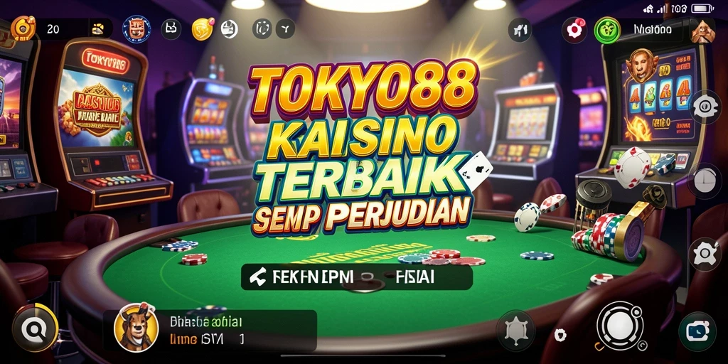 Tampilan gameplay TOKYO88 dengan suasana Kasino yang mendebarkan.