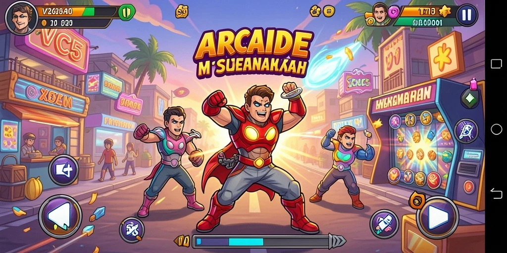 Tampilan gameplay VC5 yang penuh aksi dan menantang.