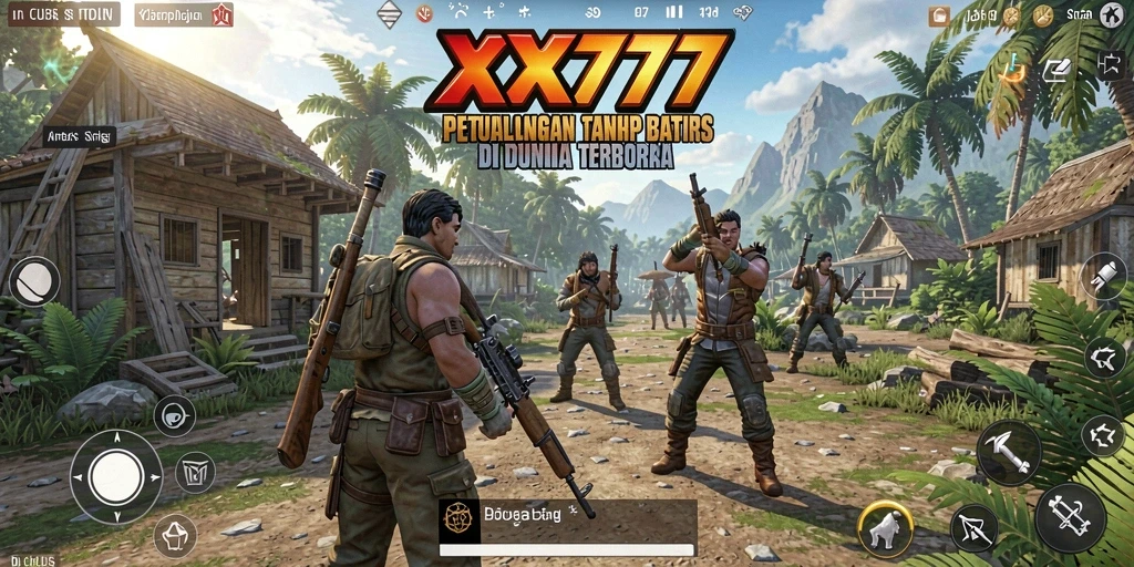 Tampilan gameplay <strong>XXX777</strong> yang menakjubkan dalam dunia terbuka.