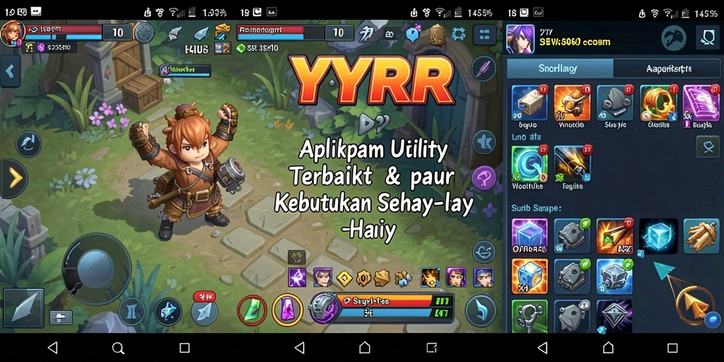Tampilan antarmuka aplikasi YYRR yang intuitif dan user-friendly.